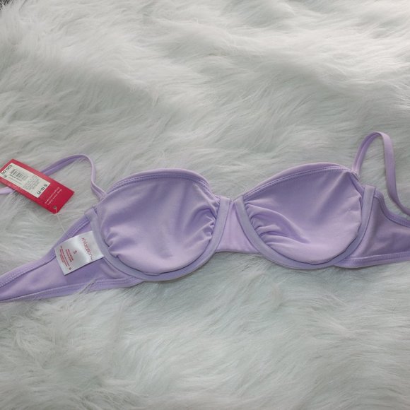 Xhilaration Light Purple Bikini Top - Removable Padding, Adjustable Straps, NWT, - Picture 4 of 9